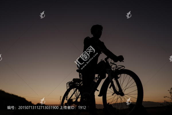 騎行,剪影
