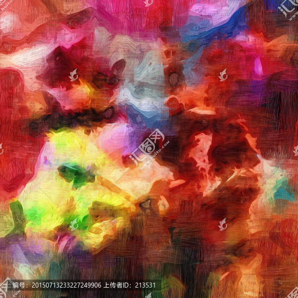 抽象畫,數(shù)碼印花