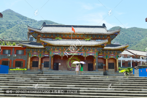 西昌邛海公園仿古建筑