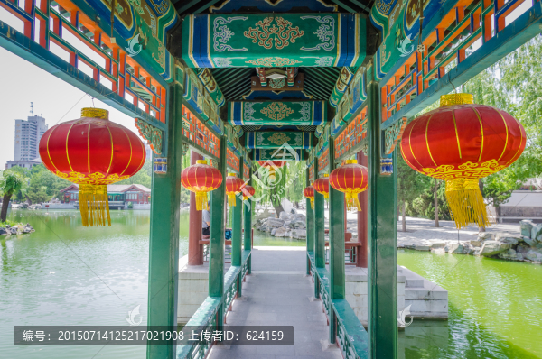 北京大觀園游廊