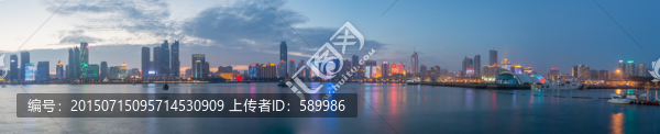 青島都市風(fēng)光夜景高清接片