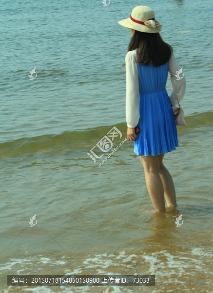 海邊女人