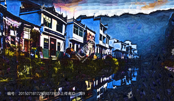 水鄉(xiāng)建筑風(fēng)景