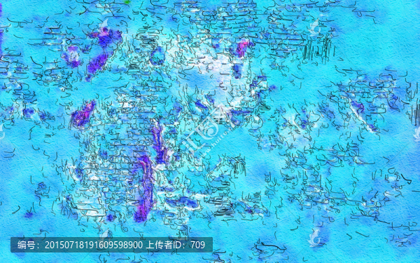 藍(lán)色水彩背景