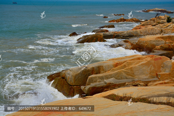 海浪礁石