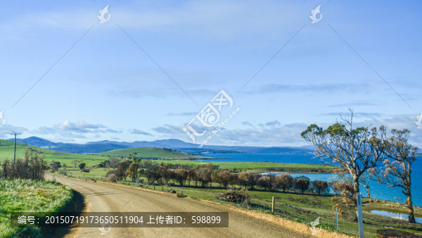 海邊公路風光