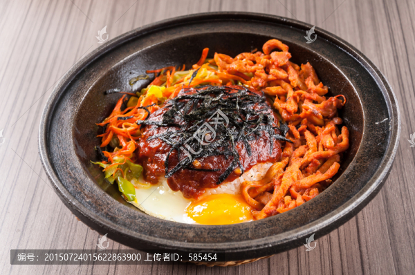 韓式雞絲鍋仔拌飯