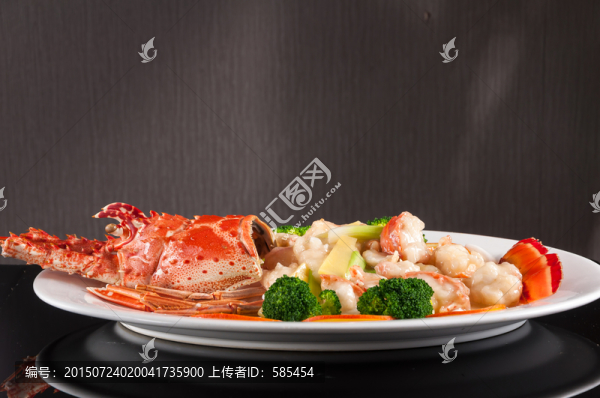 姜蔥焗龍蝦