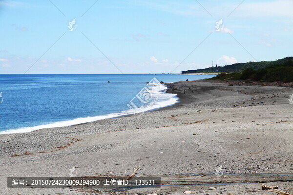藍(lán)天,大海,海岸線