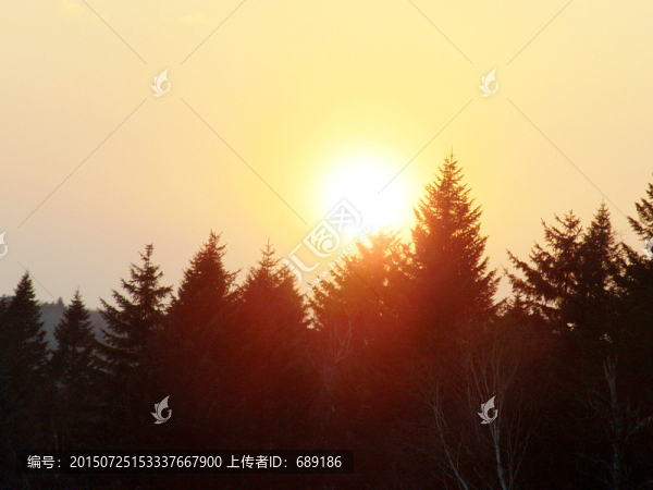 夕陽西下