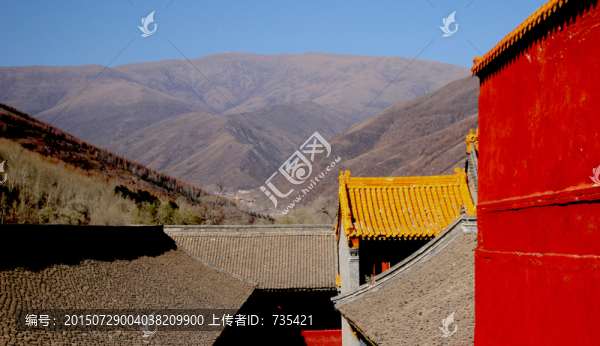 五臺山寺廟風(fēng)光