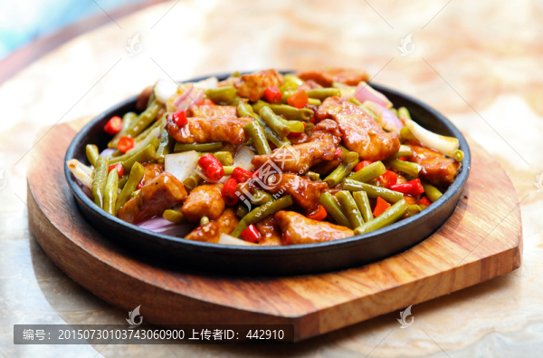長豆角炒牛柳