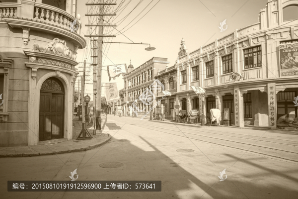 老上海街景