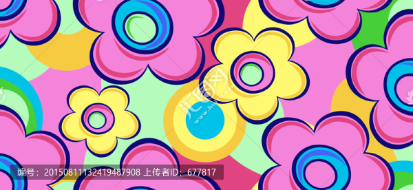 印花,花型,背景,花卉,卡通