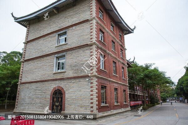 廈門大學(xué)宿舍樓,校園林蔭路