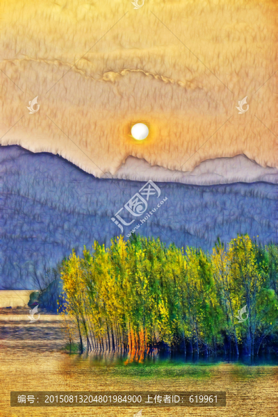 抽象畫,不分層