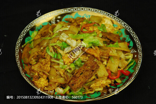 包菜炒粉
