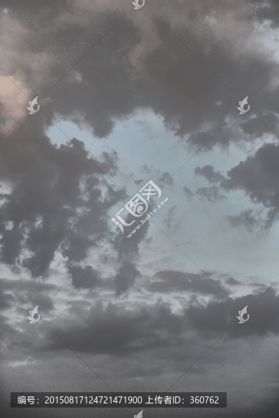 天空,烏云