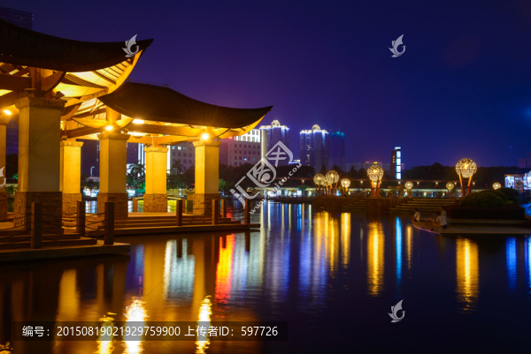 佛山千燈湖夜景