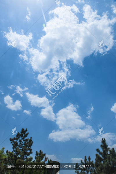 天空,藍(lán)天,白云