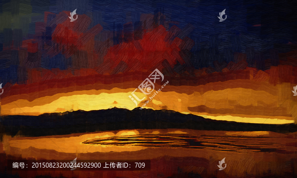 海景風(fēng)景油畫