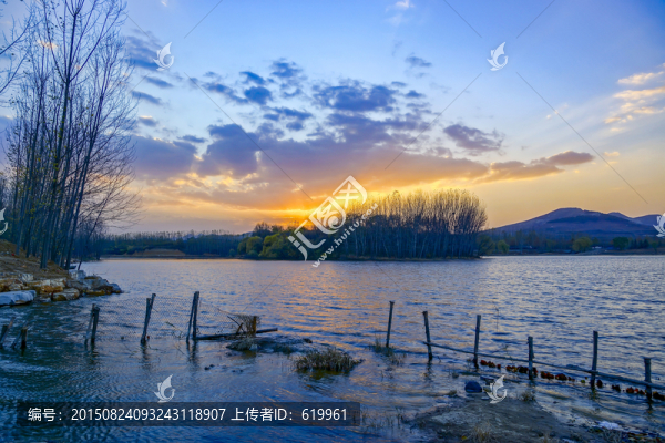 堯王湖晚霞