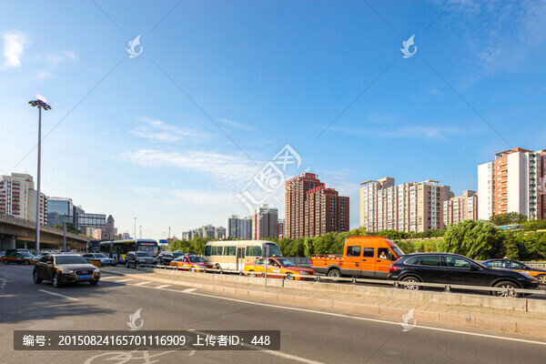 北京二環(huán)路,廣渠門橋北側(cè)