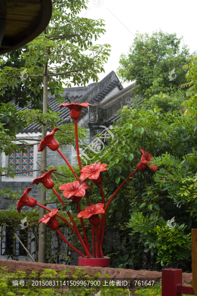 木棉花雕塑