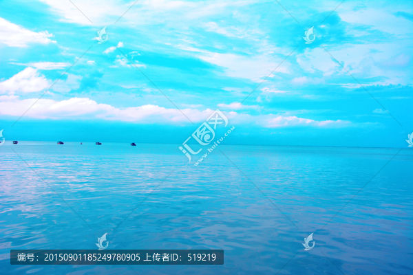 大海,船