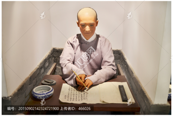 科舉考試人物模型