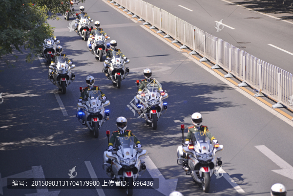 摩托車禮賓護衛(wèi)方隊