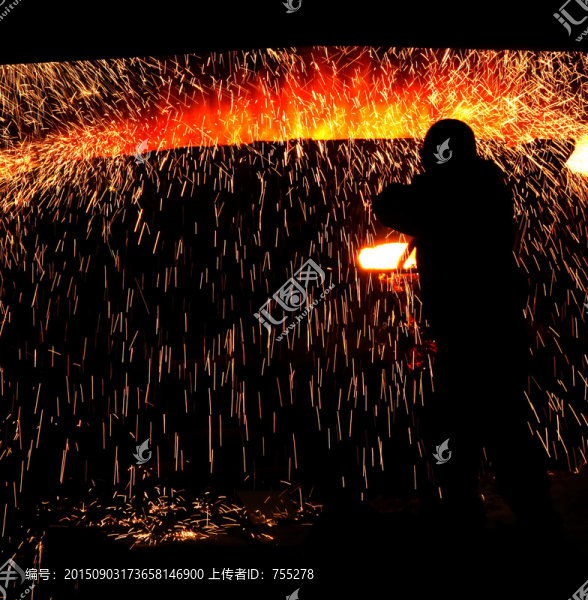 鋼花飛舞