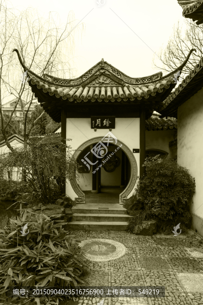 古建筑園林老照片