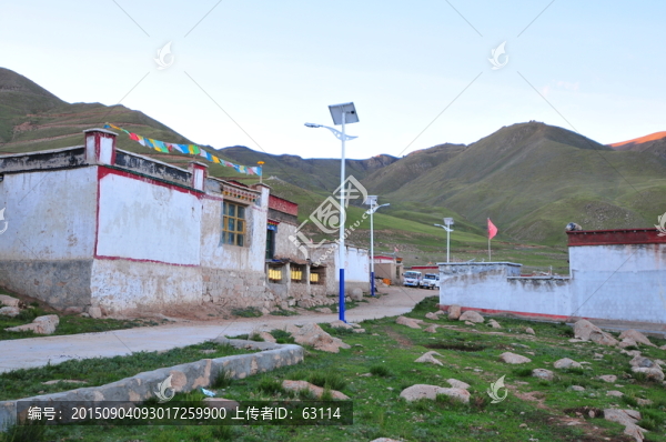 西藏風光,藏族人家,村落