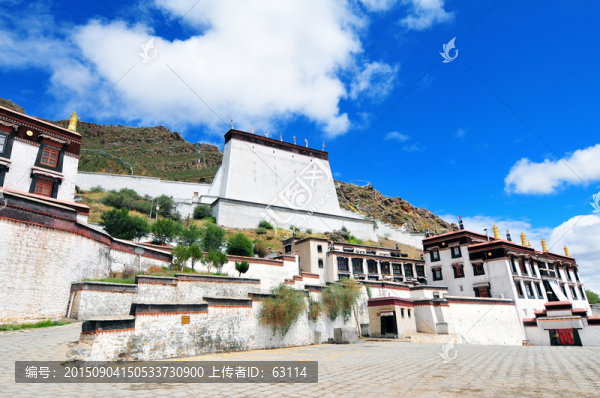 西藏旅游,西藏符號(hào),喇嘛廟