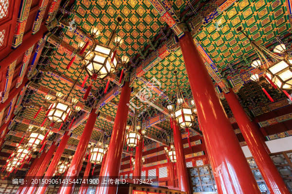 首都風光北京天安門城樓內景