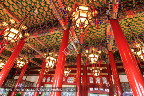 首都風(fēng)光北京天安門城樓內(nèi)景