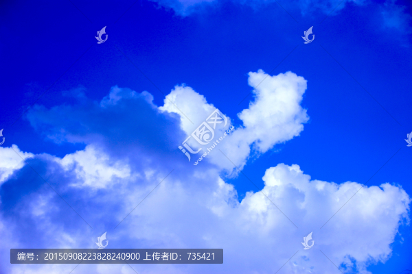 藍天白云