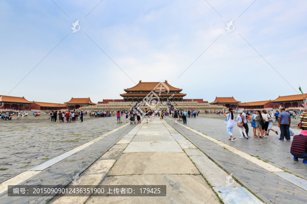 北京故宮太和殿金鑾殿廣場