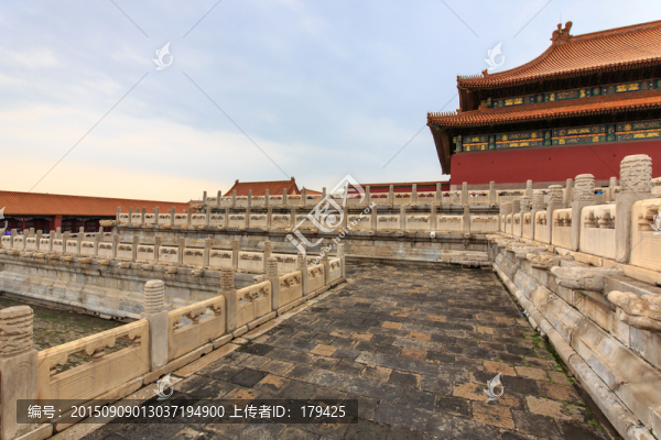 北京故宮太和殿漢白玉欄桿