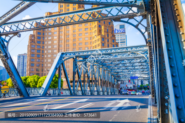 外白渡橋,鋼結(jié)構(gòu)鐵橋