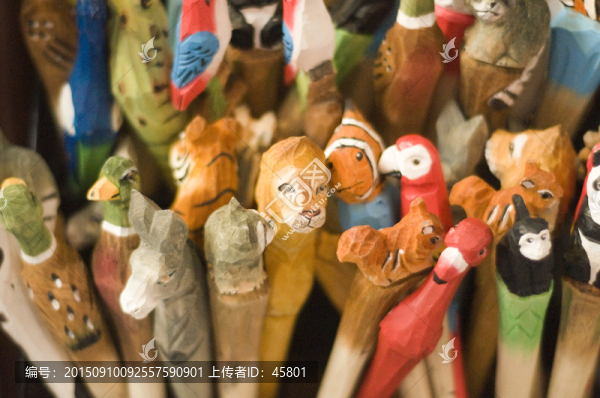 動物木刻