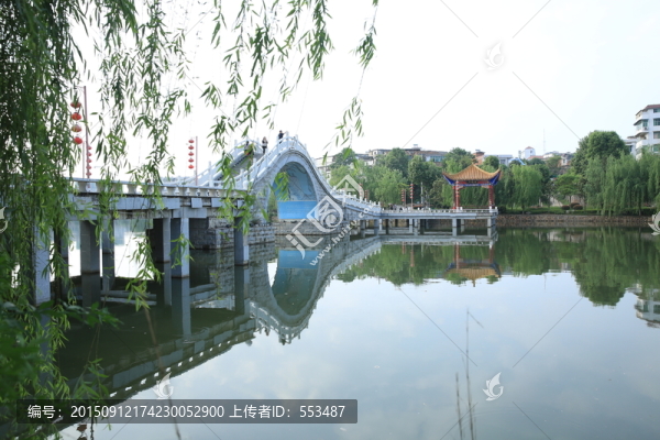 山水武寧朝陽湖風景