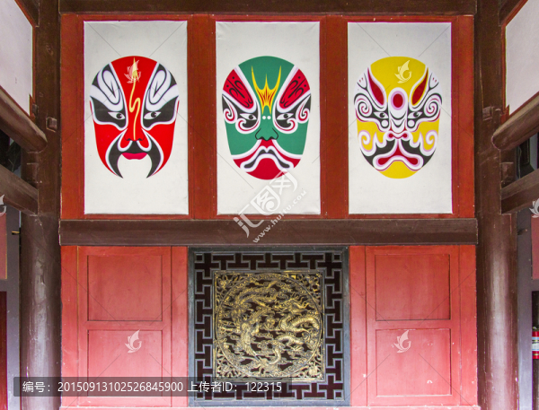 元通古鎮(zhèn),臉譜