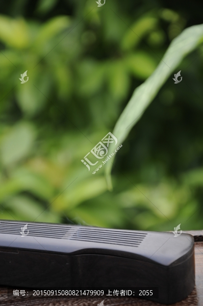 古琴式黑檀木香爐