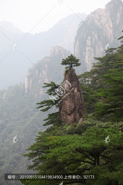 黃山風(fēng)光,夢(mèng)筆生花