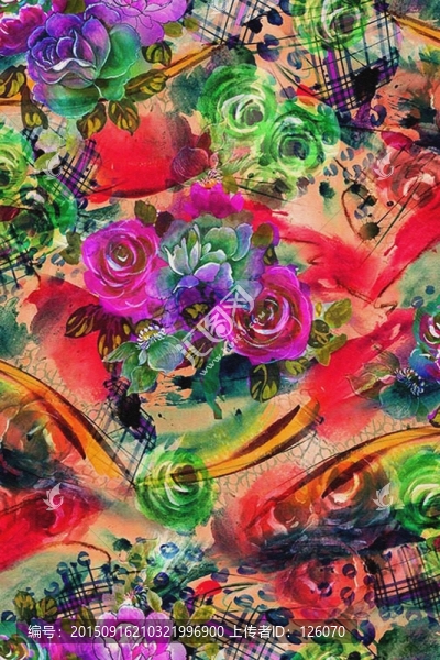 手繪花型