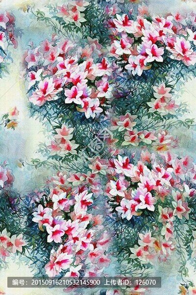 手繪花型