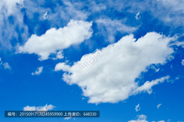 藍天白云