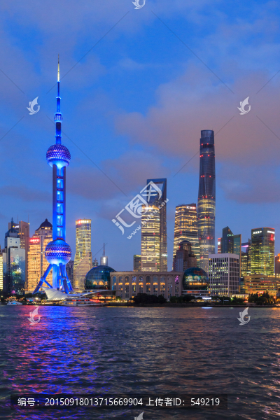 上海東方明珠夜景